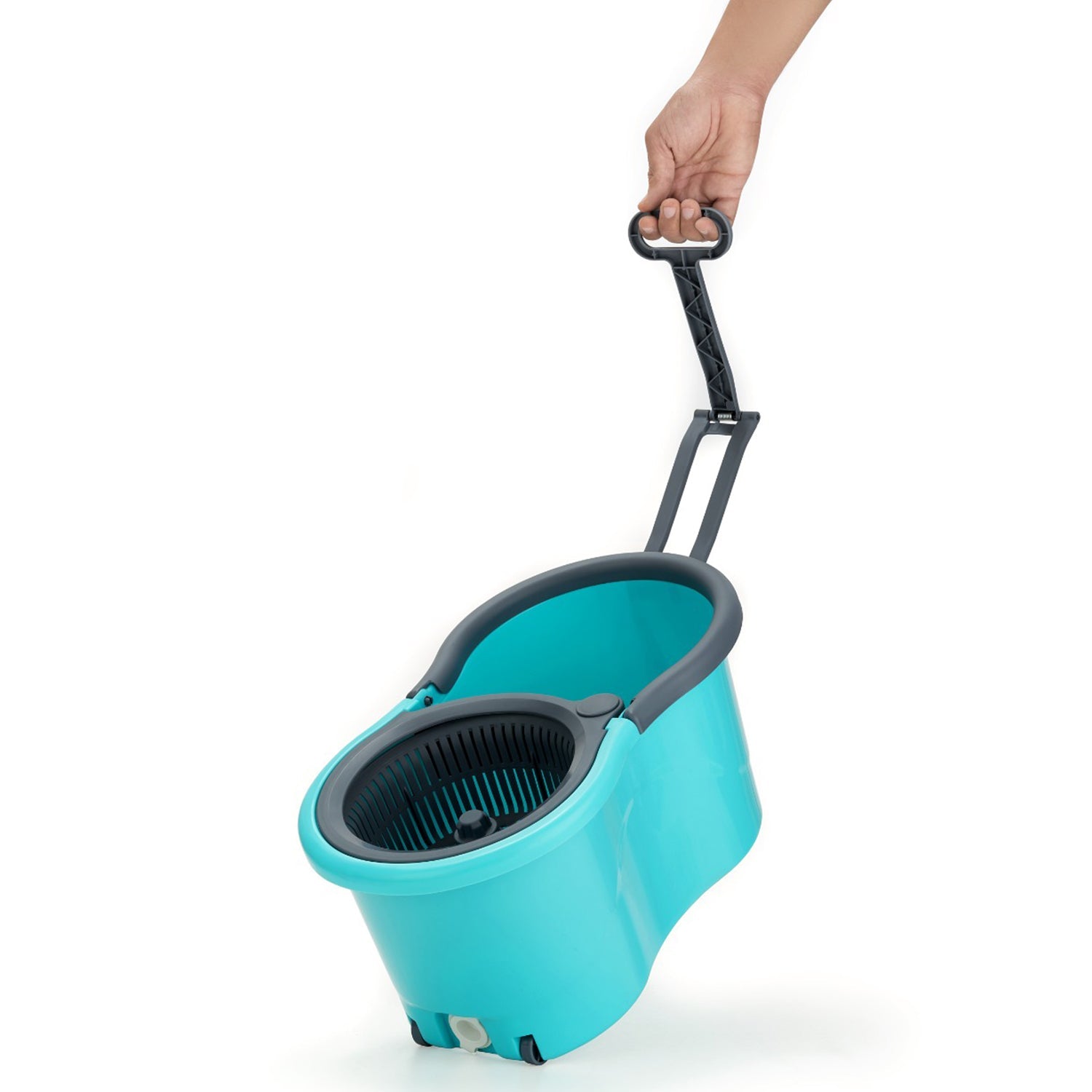 4941 Quick Spin Mop Plastic spin, Bucket Floor Cleaning, Easy Wheels & Big Bucket, Floor Cleaning Mop with Bucket DeoDap 4941 Quick Spin Mop Plastic spin, Bucket Floor Cleaning, Easy Wheels & Big Bucket, Floor Cleaning Mop with Bucket DeoDap